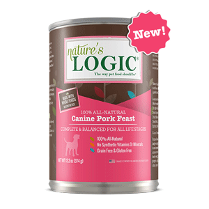 Natures Logic Canned Pork Dog Food 12/13.2 oz Case natures logic, natures logic, canned, pork, dog food, dog